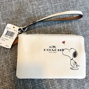Coach x Snoopy Wristlet